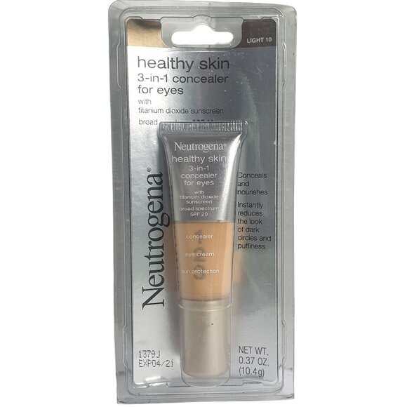 Neutrogena Healthy Skin 3-In-1 Concealer SPF 20 Light 10 For Eyes - Picture 1 of 2